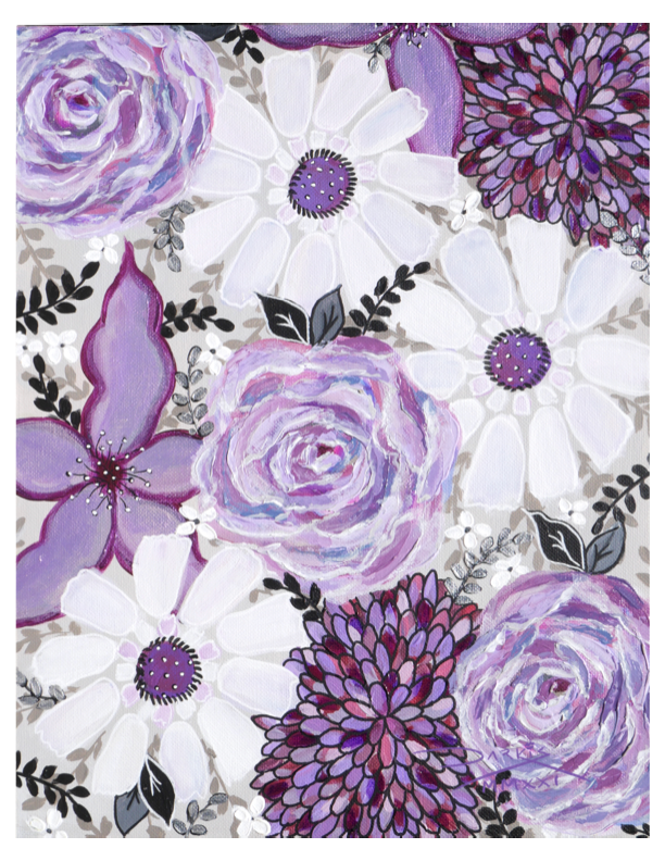 Color Wheel #5 PRINT 8.5x11in