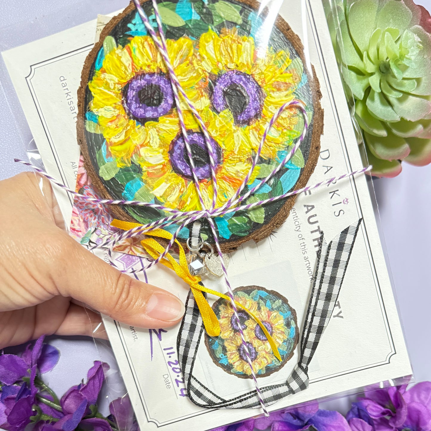 Sunflower Trio-2 Ornament