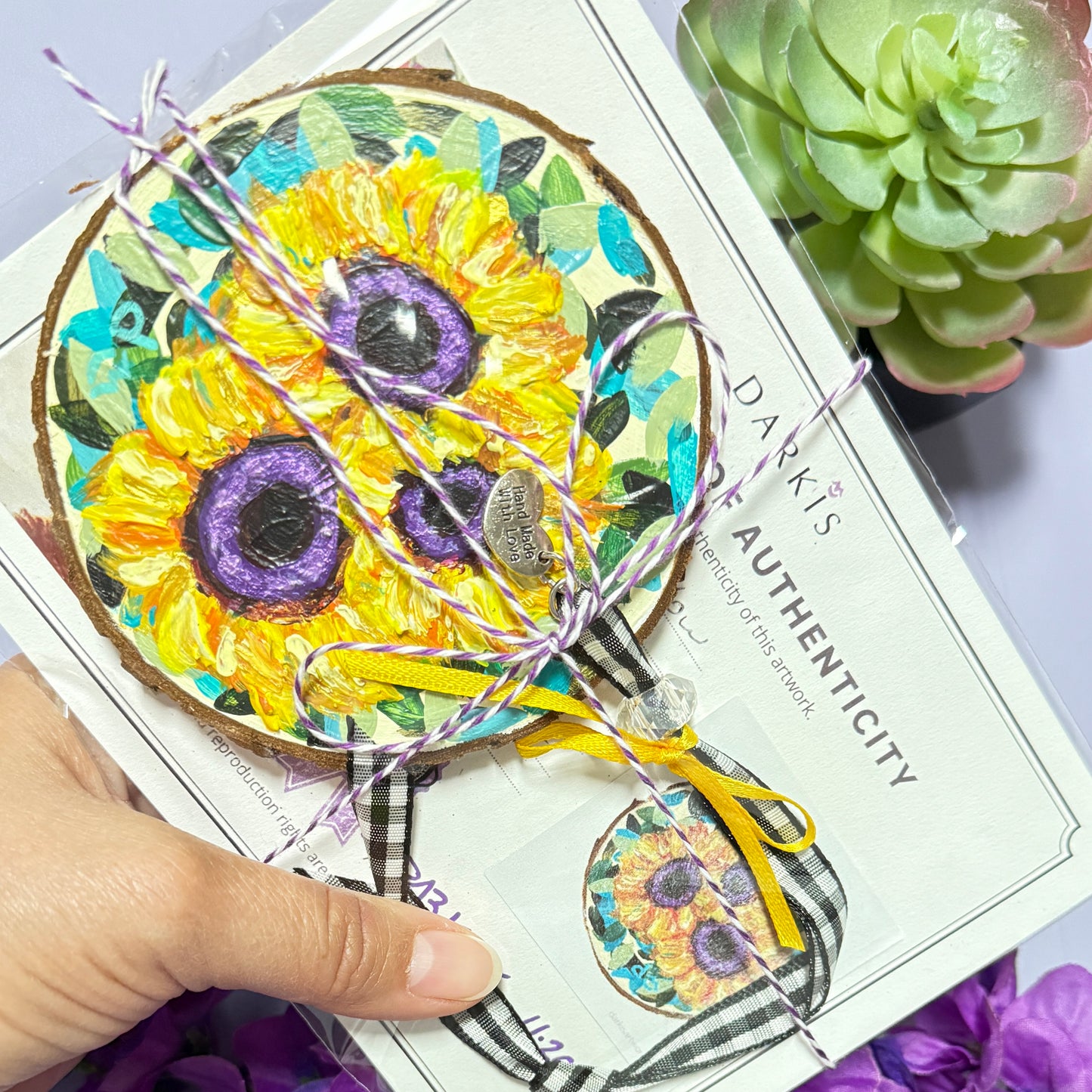 Sunflower Trio-3 Ornament