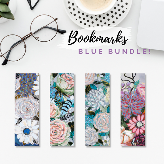 Bookmarks Blue Bundle