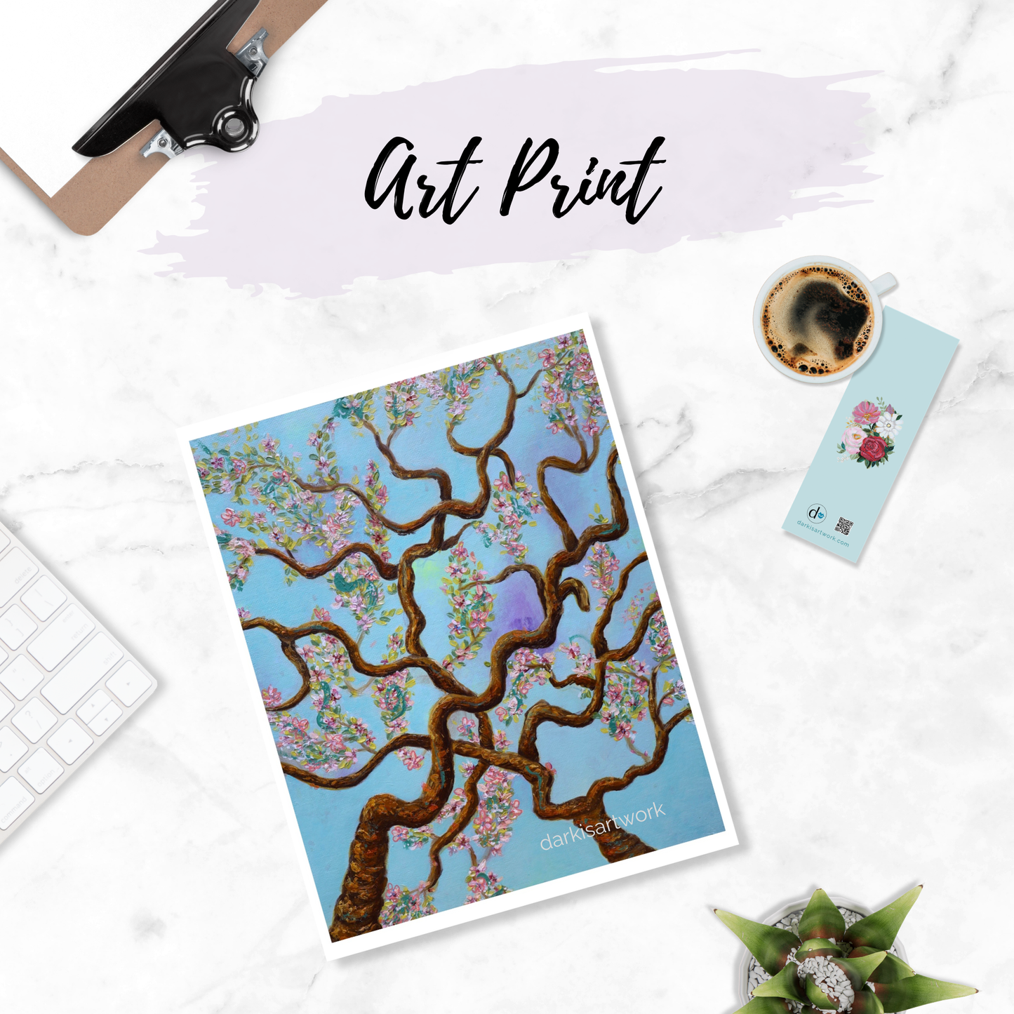 Cherry Blossom Tree PRINT 8.5x11in