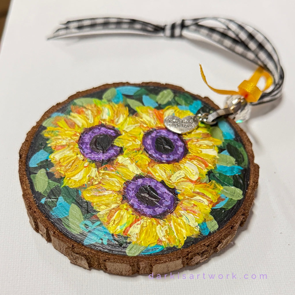 Sunflower Trio-2 Ornament