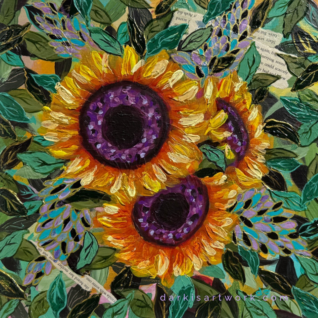 Sunflower Florals Original #7