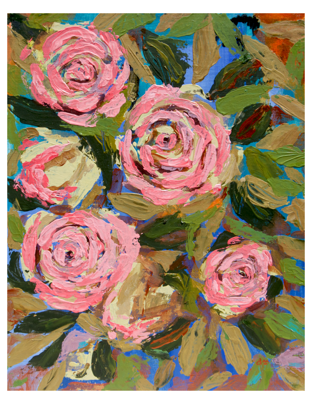 Summer Florals #6 PRINT 8.5x11in