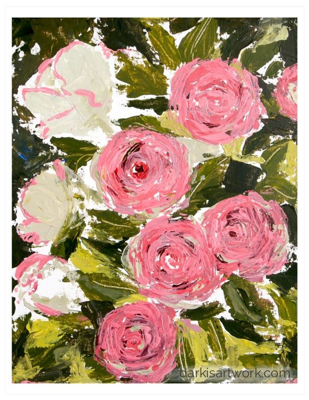 Summer Florals #8 PRINT 8.5x11in