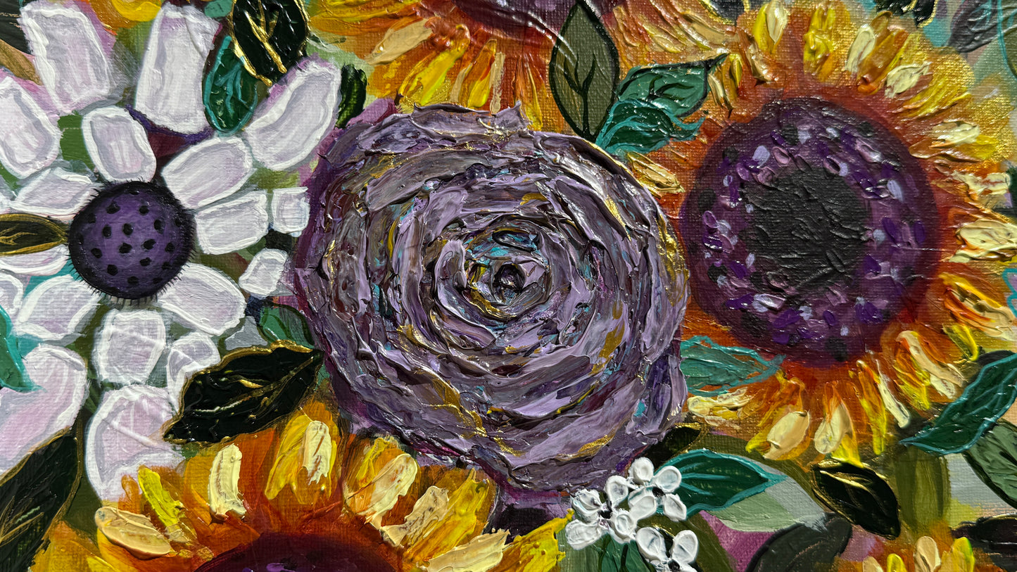 Sunflower Florals Original #3