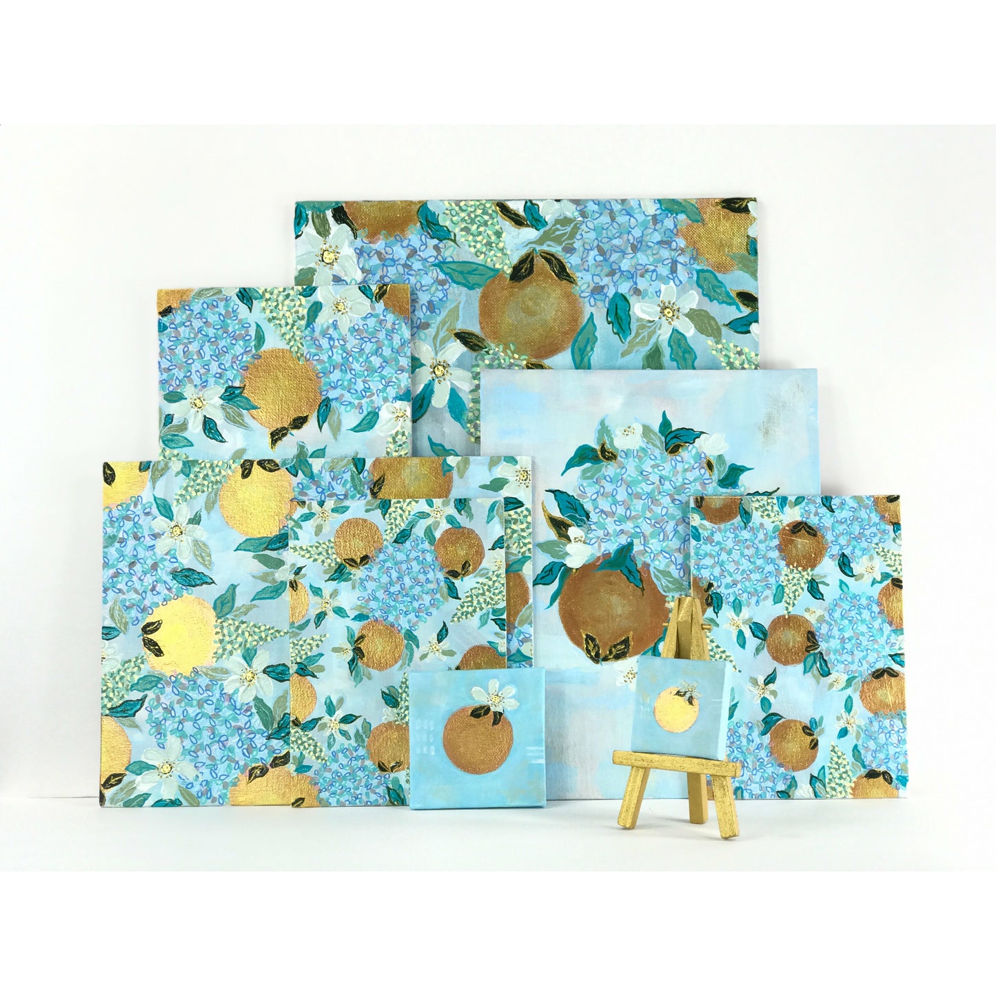 Orange You Awesome Entire Collection - 8 Paintings