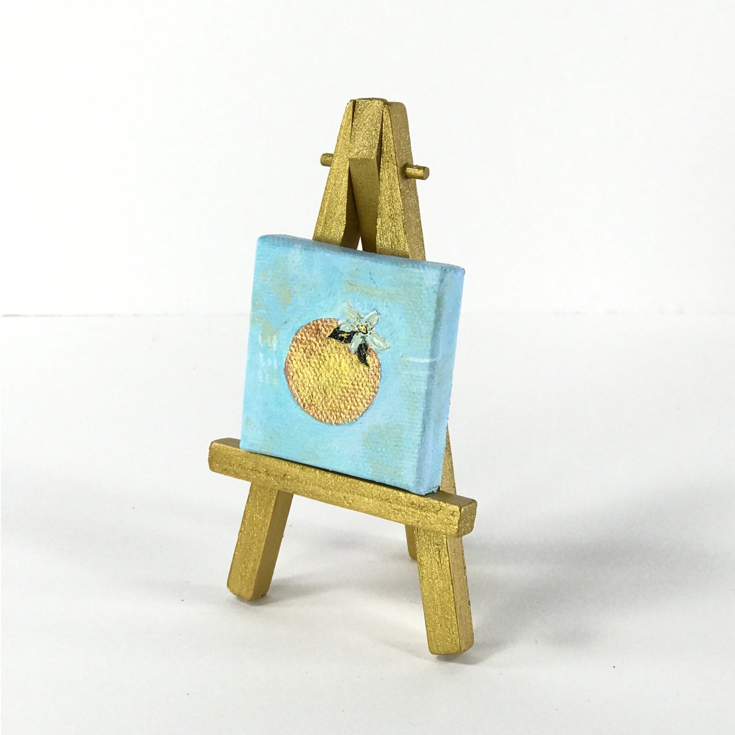 Orange You Awesome Hand-painted Original #1 - 1x1in