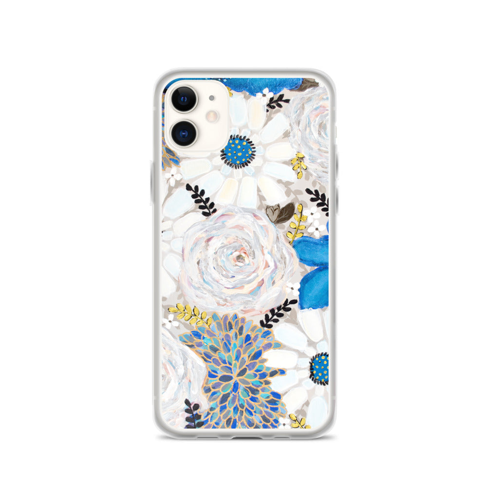 Color Wheel Blue iPhone Case