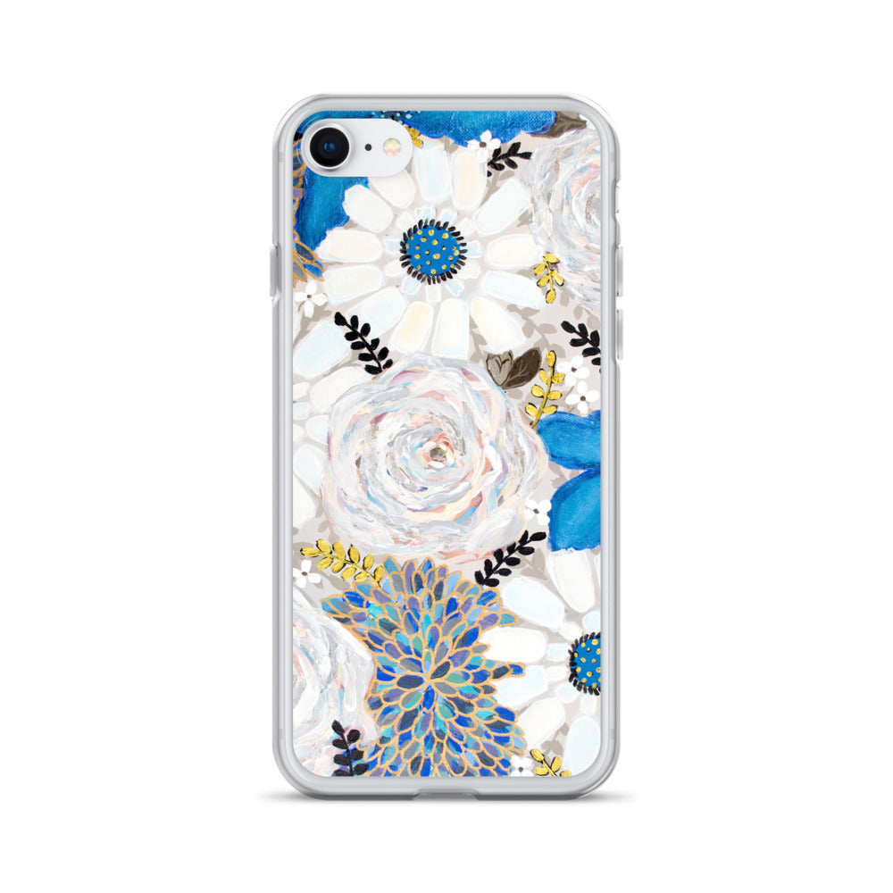 Color Wheel Blue iPhone Case