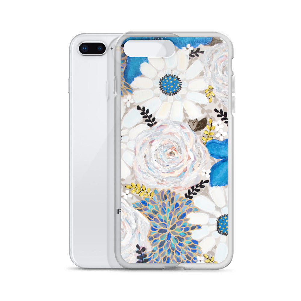 Color Wheel Blue iPhone Case
