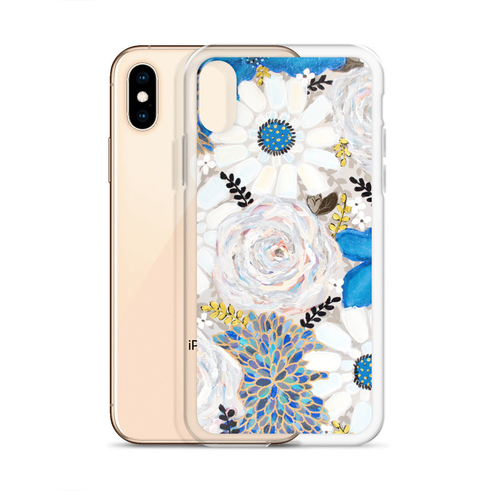 Color Wheel Blue iPhone Case
