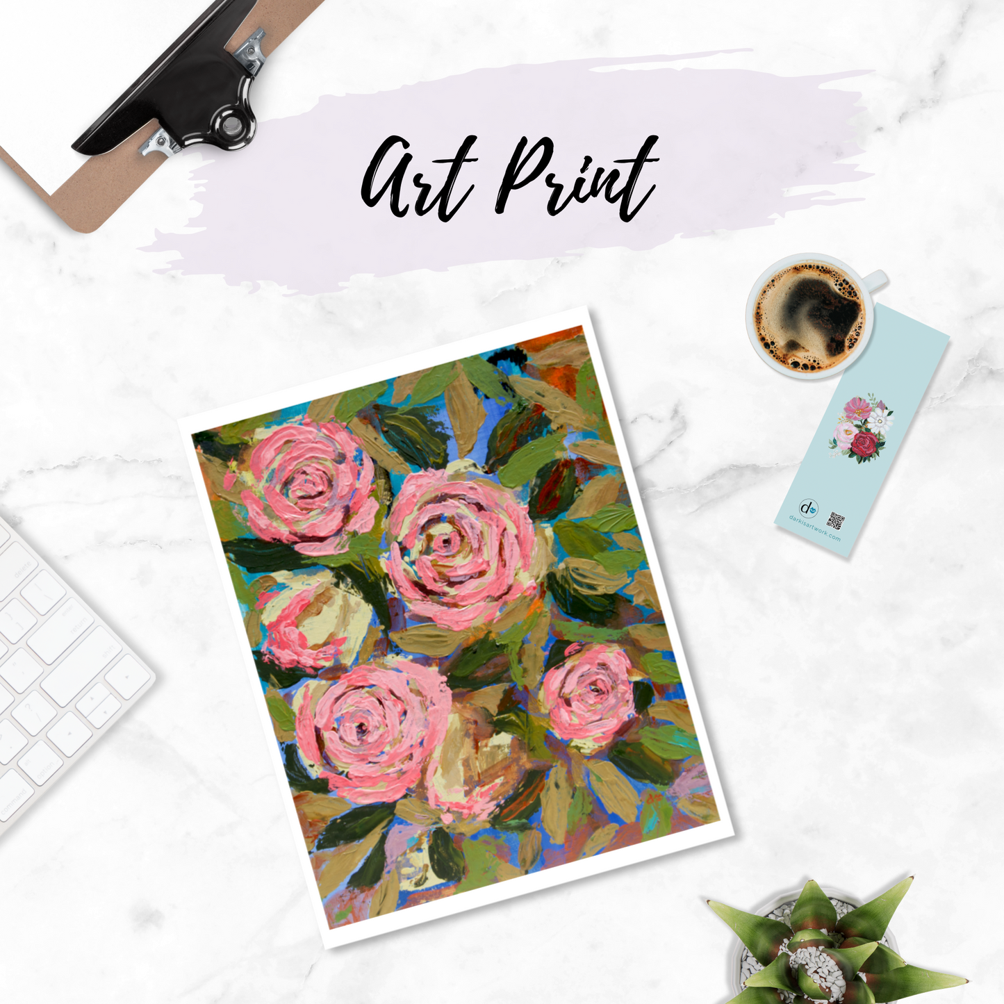 Summer Florals #6 PRINT 8.5x11in