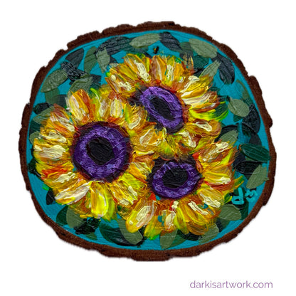 Sunflower Trio-4 Ornament
