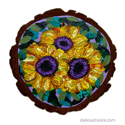 Sunflower Trio-1 Ornament