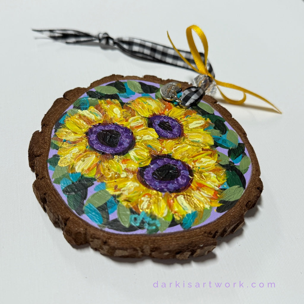 Sunflower Trio-1 Ornament