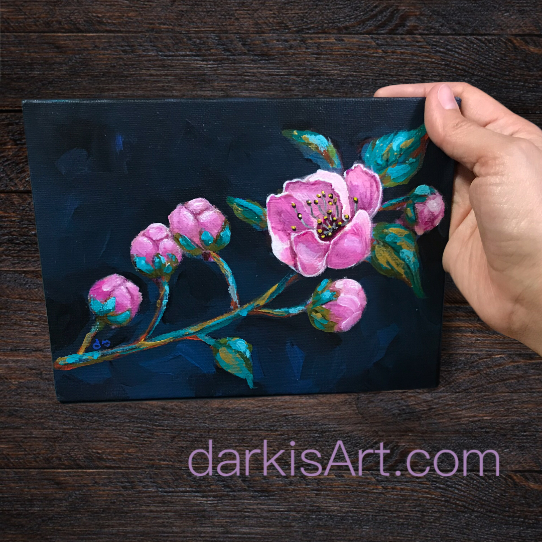 Cherry Blossoms Night Blooms #1