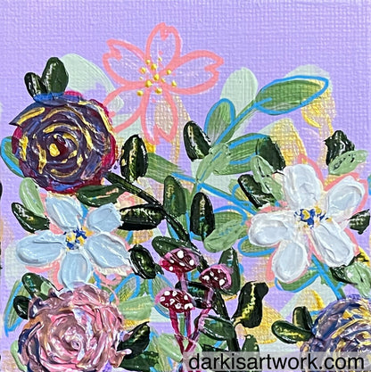 Pastel Florals Mini #2 - Purple