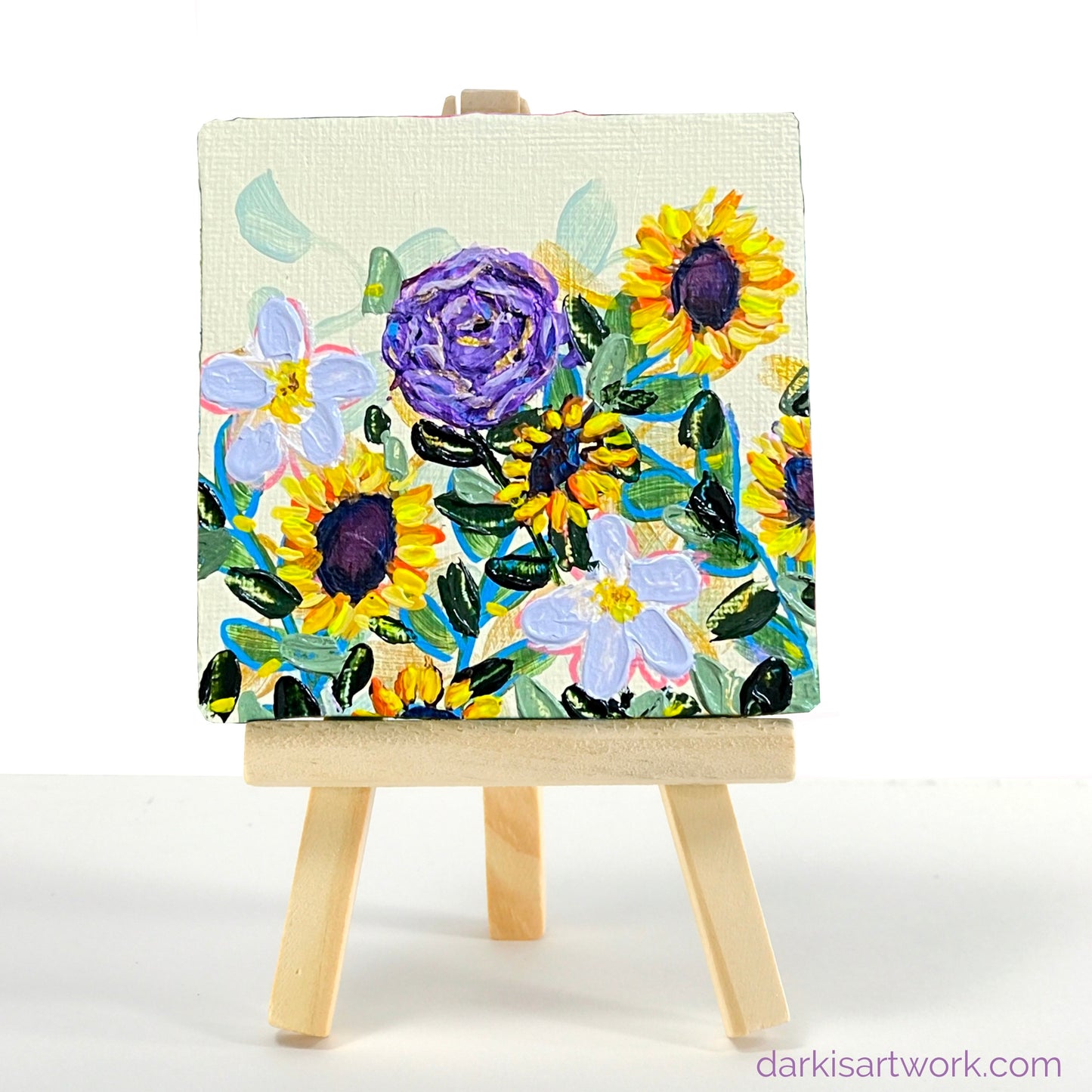 Pastel Florals Mini #3 - Yellow