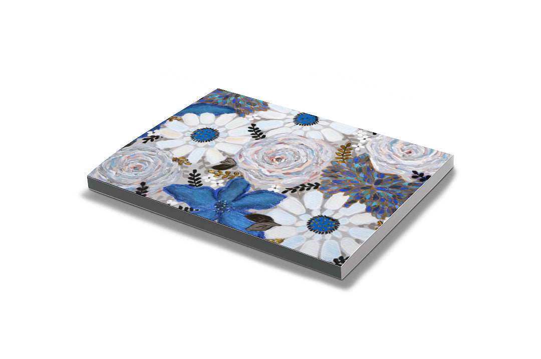 Layflat Lined Notebook Color Wheel Blue