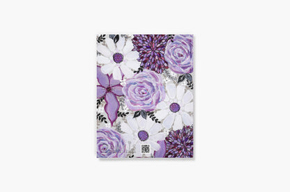 Layflat Lined Notebook Color Wheel Purple