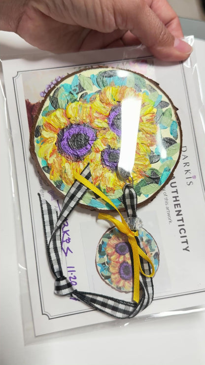 Sunflower Trio-3 Ornament