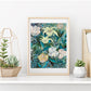 Winter Floral Hand-painted Original #2