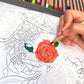 Digital Download Winter Florals Coloring Page
